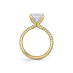 Auravie Flush Set Diamond Engagement Ring - Elara