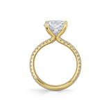 Auravie Flush Set Diamond Engagement Ring - Elara