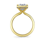 Auravie Bezel Hidden Halo Engagement Ring - Jean