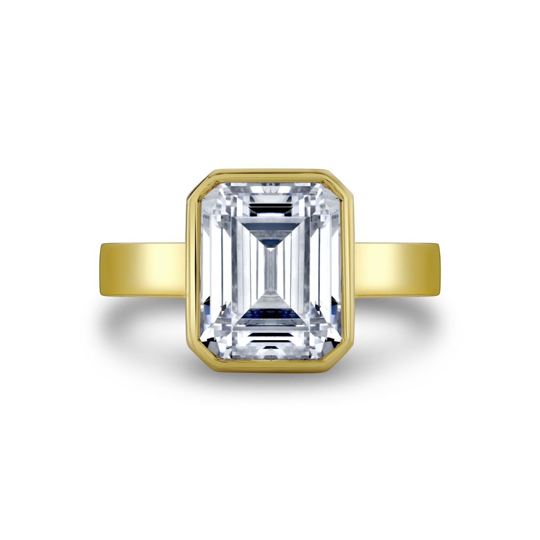 Auravie Bezel Hidden Halo Engagement Ring - Jean