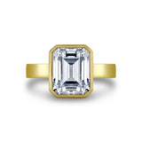 Auravie Bezel Hidden Halo Engagement Ring - Jean