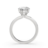 Round Cut Channel Set Diamond Engagement Ring - Genesis
