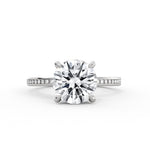 Round Cut Channel Set Diamond Engagement Ring - Genesis
