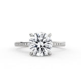 Round Cut Channel Set Diamond Engagement Ring - Genesis