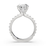 Auravie Grooved Engagement Ring - Romy