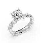 Auravie Panel Solitaire Engagement Ring - Scout