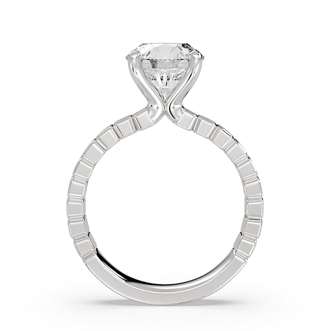 Auravie Panel Solitaire Engagement Ring - Scout