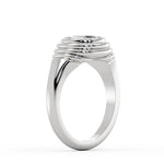 Auravie Ripple Bezel Engagement Ring - Stevie