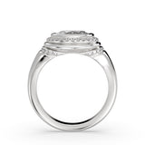 Auravie Ripple Bezel Diamond Engagement Ring - Winnie