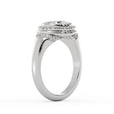 Auravie Ripple Bezel Diamond Engagement Ring - Winnie