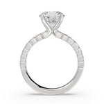 Auravie Bezel Baguette Engagement Ring - Lilah