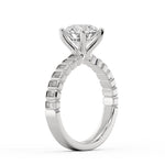 Auravie Bezel Baguette Engagement Ring - Lilah