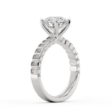 Auravie Bezel Baguette Engagement Ring - Lilah