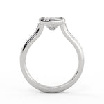 Auravie Bezel and Channel Diamond Engagement Ring - Jane