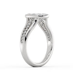 Auravie Bezel and Channel Diamond Engagement Ring - Jane