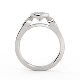 Shell Auranova Marquise Three Stone Engagement Ring - Miley