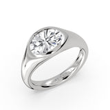 Auravie Flush Set Diamond Engagement Ring - Lyra