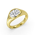 Auravie Flush Set Diamond Engagement Ring - Lyra