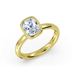 Auravie Bezel Solitaire Engagement Ring - Lucille