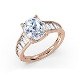 Encore Graduated Channel Baguette Engagement Ring - Phoebe