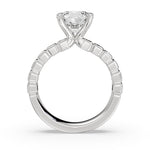 Auravie Bezel Baguette Engagement Ring - Nellie