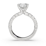 Auravie Bezel Baguette Engagement Ring - Nellie