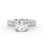 Auravie Bezel Baguette Engagement Ring - Nellie
