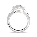 Auravie Bezel Hidden Halo Engagement Ring - Karsyn
