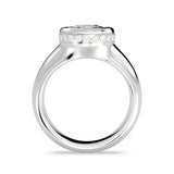 Auravie Bezel Hidden Halo Engagement Ring - Karsyn