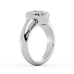 Auravie Bezel Hidden Halo Engagement Ring - Karsyn