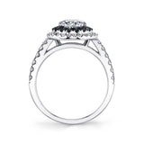 Milvia - Classic Double Halo Engagement Ring