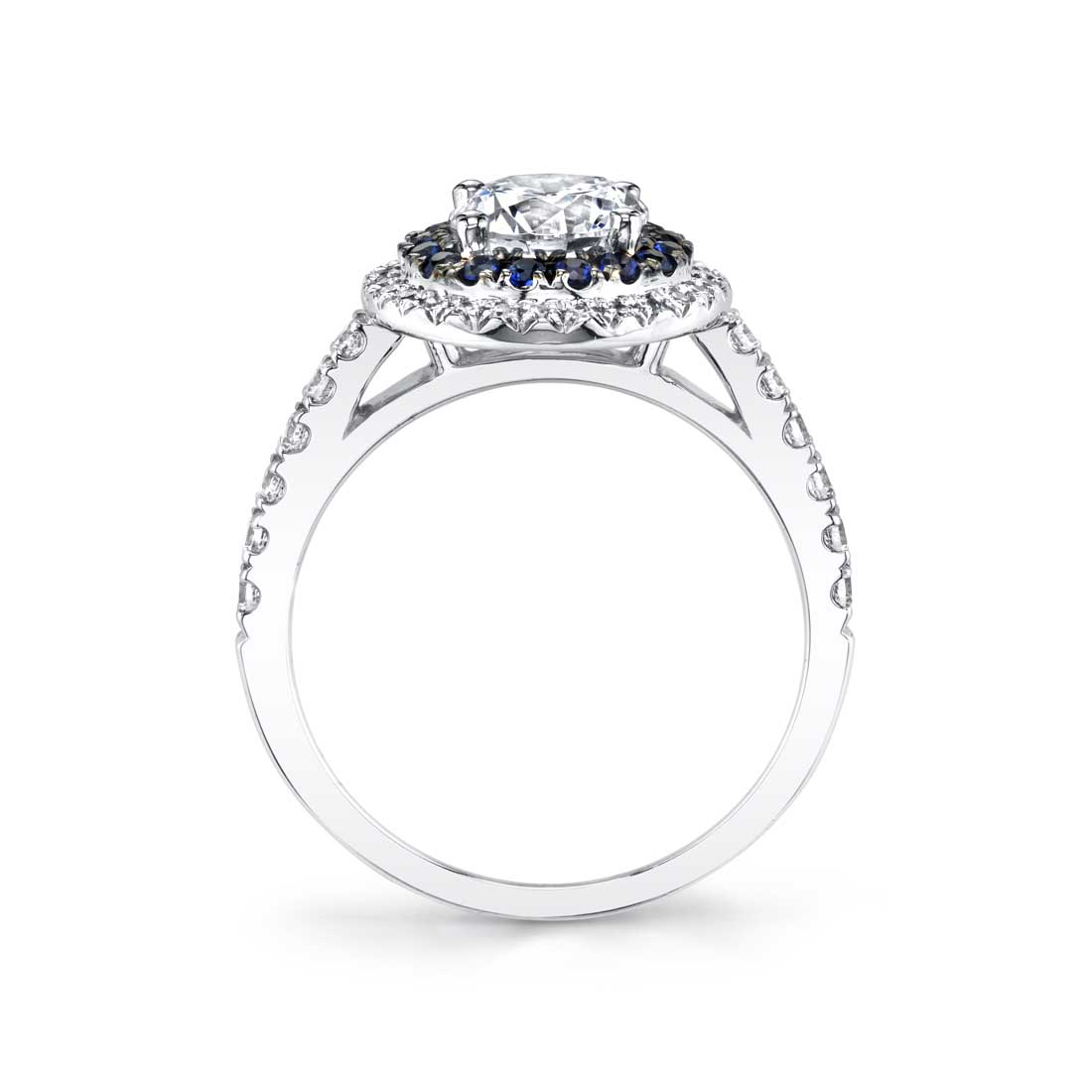 Angele - Classic Double Halo Engagement Ring