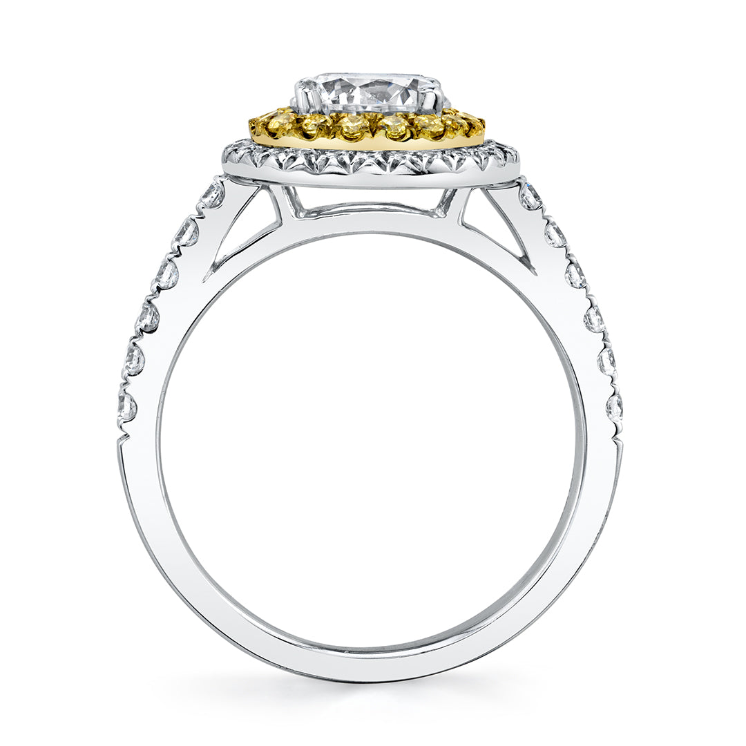 Milly - Classic Double Halo Engagement Ring