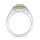 Milly - Classic Double Halo Engagement Ring