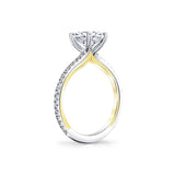Iconelle Two Tone Engagement Ring - Audrey