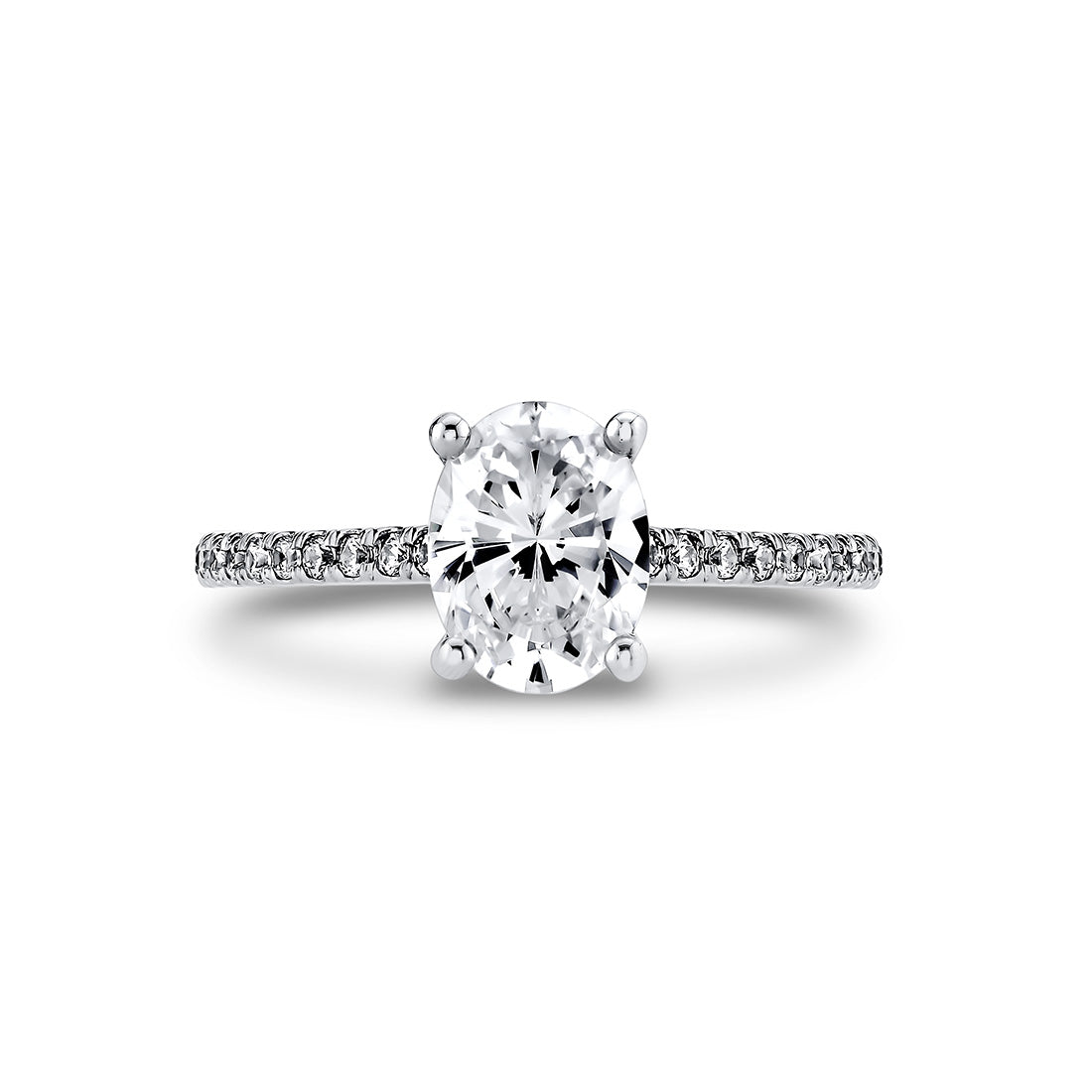 Iconelle Two Tone Engagement Ring - Audrey