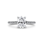 Iconelle Two Tone Engagement Ring - Audrey