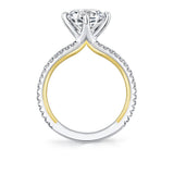 Iconelle Compass Two Tone Engagement Ring - Sloane