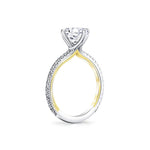 Iconelle Compass Two Tone Engagement Ring - Sloane