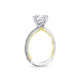 Iconelle Compass Two Tone Engagement Ring - Sloane