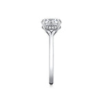 Iconelle Solitaire Hidden Halo Engagement Ring - Tilda