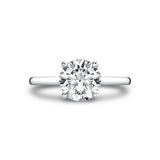 Iconelle Solitaire Hidden Halo Engagement Ring - Tilda