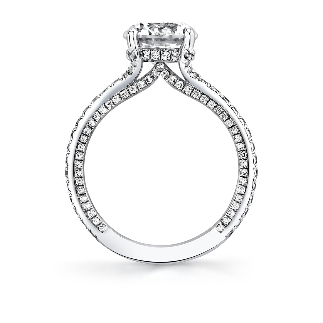 Iconelle Hidden Halo Engagement Ring - Giana