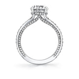 Iconelle Hidden Halo Engagement Ring - Giana