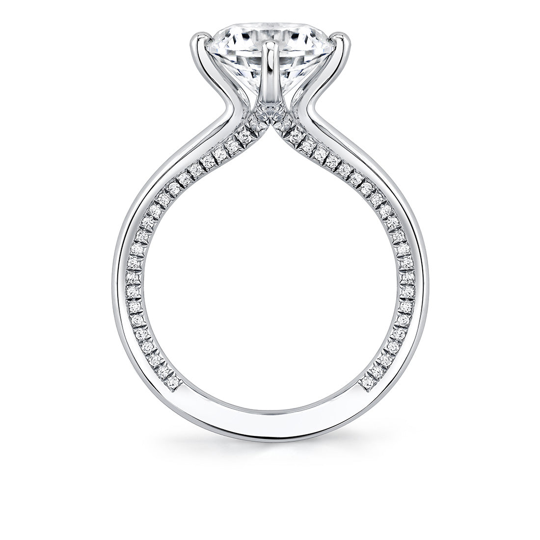 Iconelle Solitaire Compass Engagement Ring - Kate