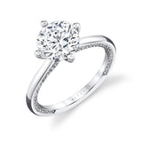 Iconelle Solitaire Compass Engagement Ring - Kate