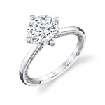 Iconelle Solitaire Compass Engagement Ring - Kate