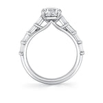 Iconelle Graduated Baguette Engagement Ring - Frida