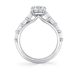 Iconelle Graduated Baguette Engagement Ring - Frida