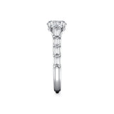 Iconelle Graduated Baguette Engagement Ring - Frida